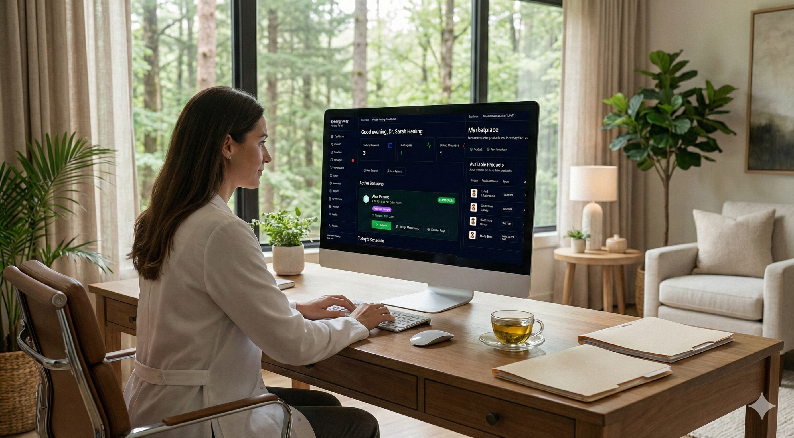 Extended psychedelic therapy session with dyad support